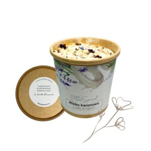 Luksusowe mleko kwiatowe z solą do relaksacyjnej kąpieli (250ml)