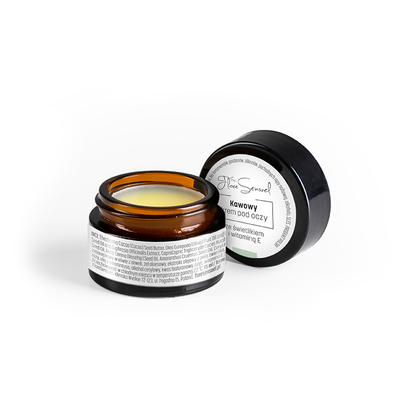 krem pod oczy kawowy
